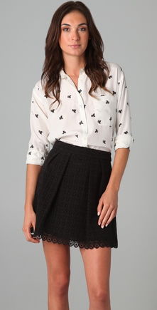 Juicy Couture Juicy Bow印花女式衬衫 Shopbop上的甜美时尚宣言